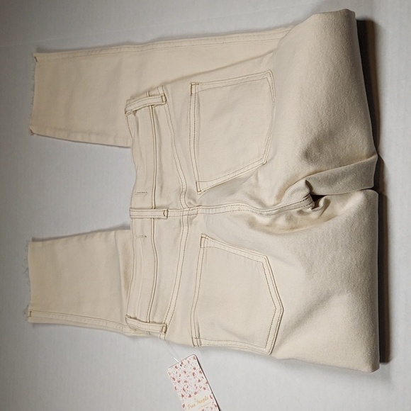 Free People Frayed-Hem Skinny Jeans, Tea Size 26 - Picture 8 of 13